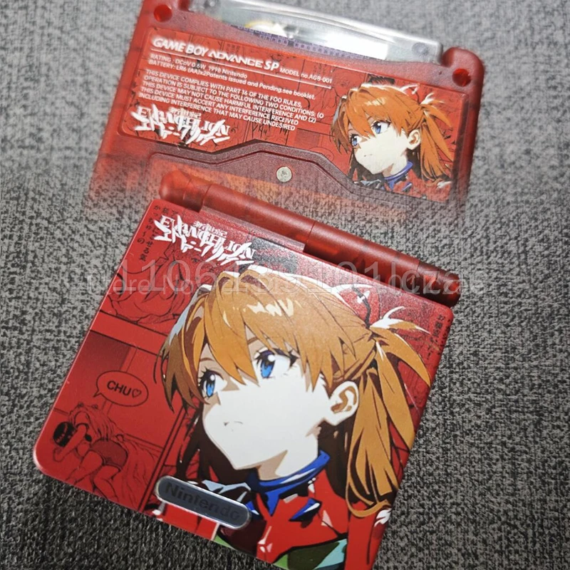 

GBA SP Replacement Housing Shell Pokemon EVA Asuka Venusaur Diy Limited Edition Transparent Green With Packaging