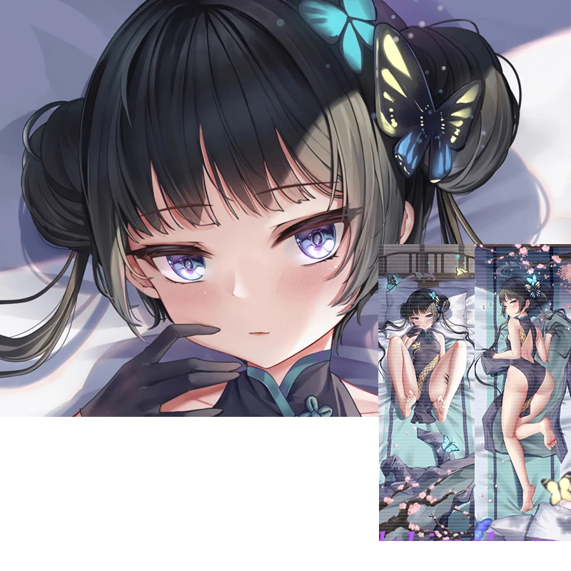

60*180cm 2WAY/WT Dakimakura Anime Body Pillow Double-sided Print Life-size Cover Cosplay Game Bedding Pillow Case