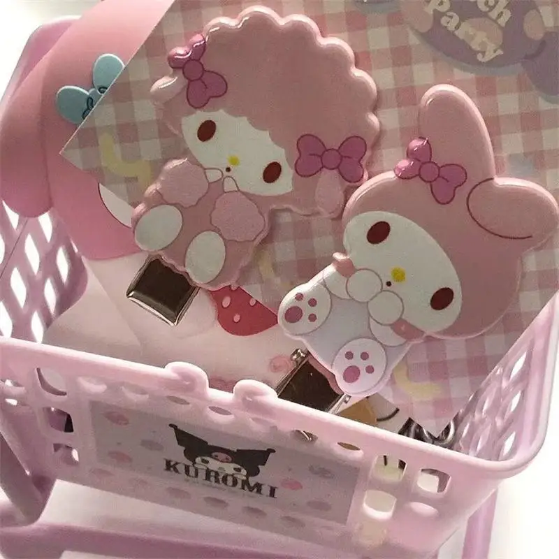 Barrettes à bandeau «My Melody» Kawaii Sanrio, pince à frange tendance, pince à bec de canard, porte-queue de cheval, Bb, accessoires pour cheveux