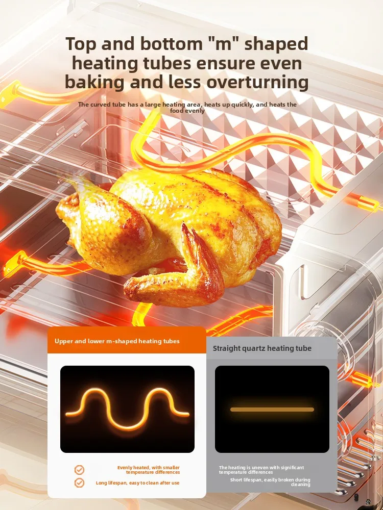 فرن منزلي صغير متعدد الوظائف صغير 10 لتر للخبز والقلي والخبز الكل في واحد 2025 فرن كهربائي جديد #4