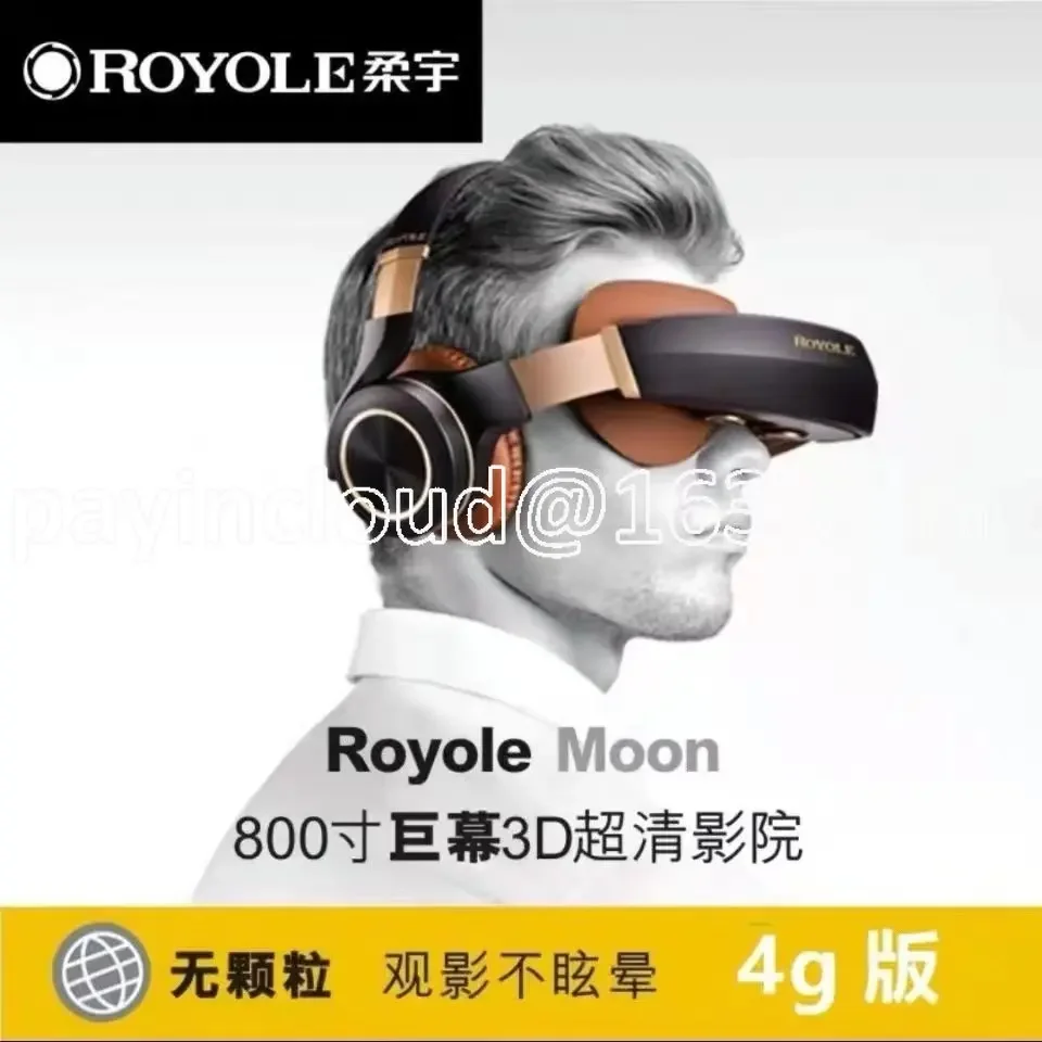 Imagem -05 - Royole Moon Fone de Ouvido Hi-fi 3d vr de Gb32 gb Fone de Ouvido Tudo-em-um para Cinema Móvel