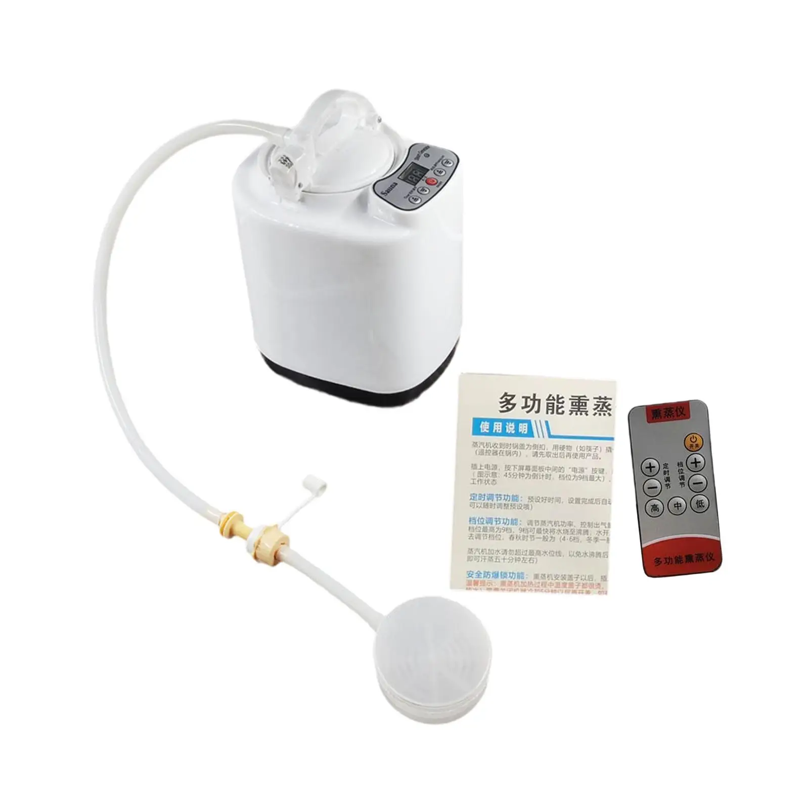 

Portable Sauna Steamer 1000W Sauna Accessories Household Lightweight Timing Function Multipurpose Steam Cup SPA Machine
