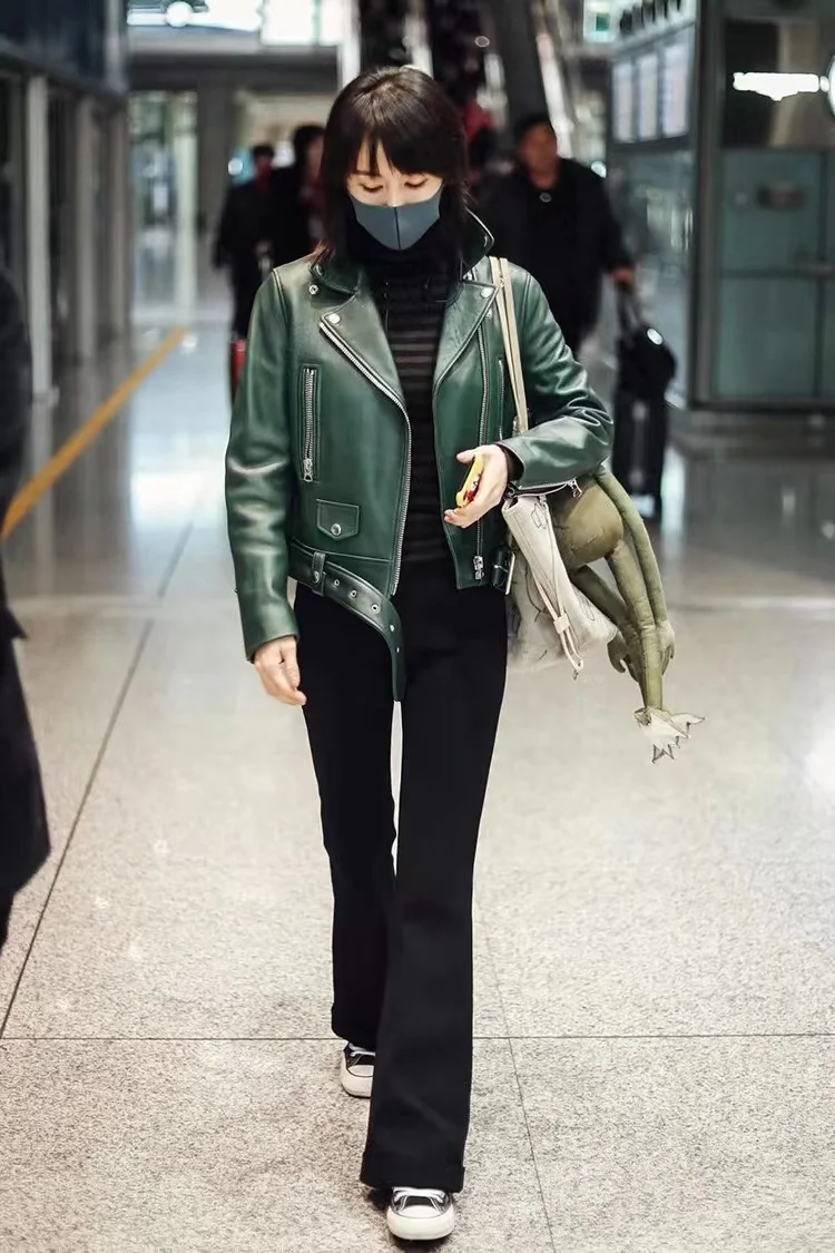 American Retro High Waist Slim Fit Women's Jeans Spring Autumn Black Micro Flared Stretchy Long Trousers plus Size