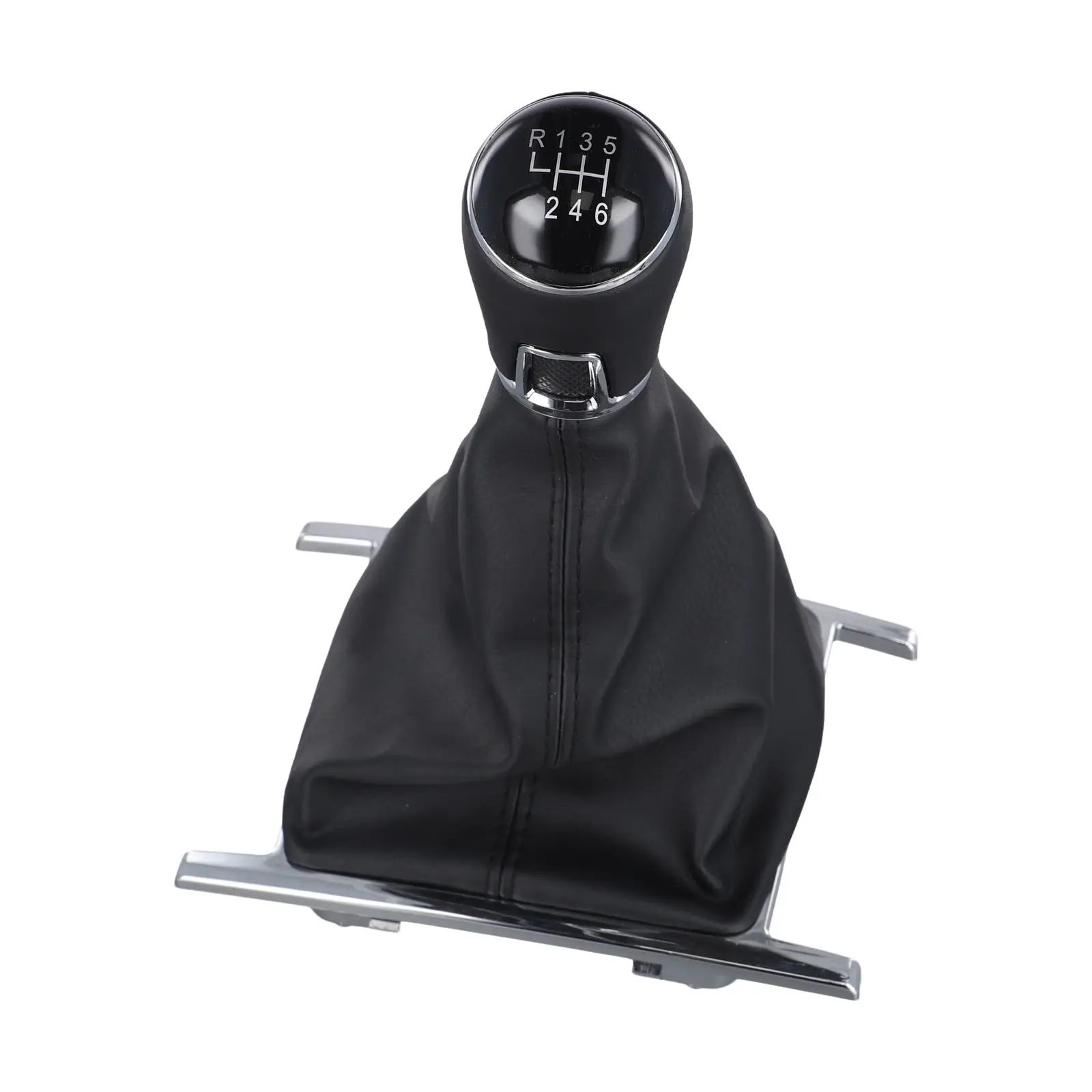 Color Difference Notice Vehicle Aesthetics Leather Knob Gear Lever Cover Sleek Appearance ABS Plastic Durability