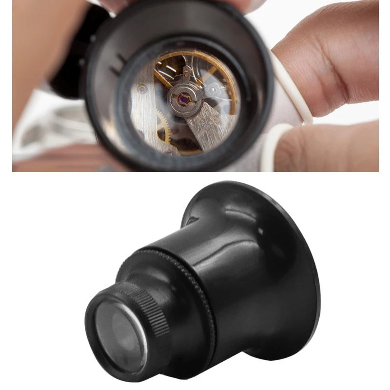 HOT 5/10/15/20X Magnifying Glass For Watch Jewelry Appraisal Repair Tool Magnifying Tools Watchmaker Service Tools