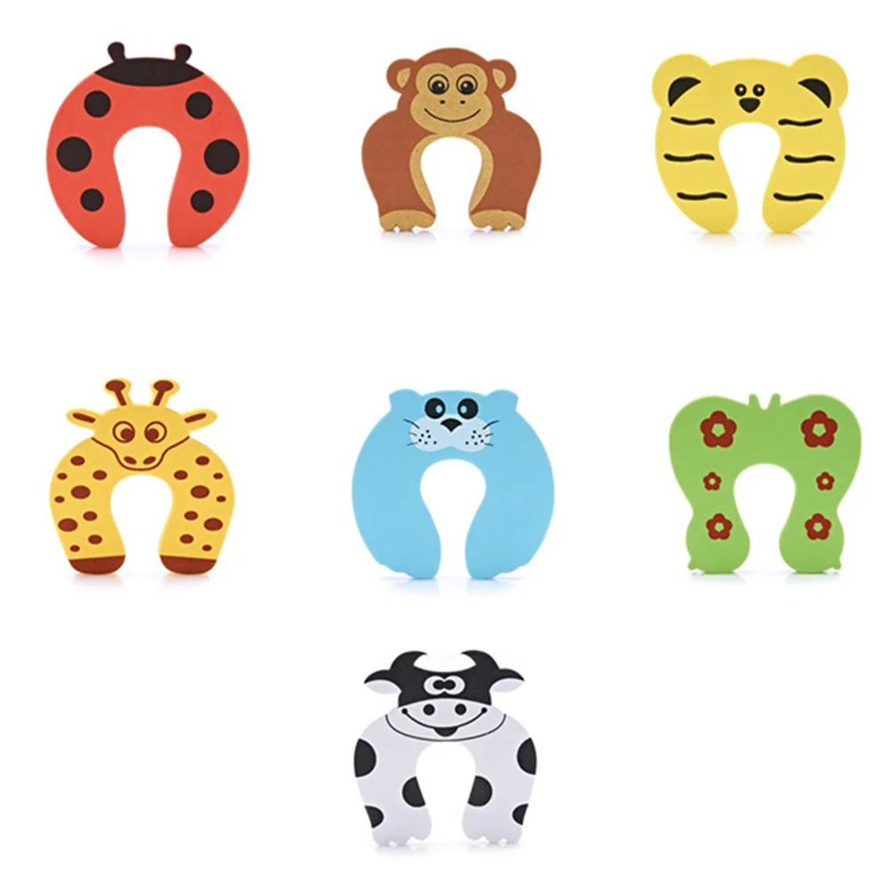 10 個のドアストッパーベビーフィンガーピンチガード Eva 耐久性のある安全クッションドアが閉まるのを防ぎます幼児の指ガード