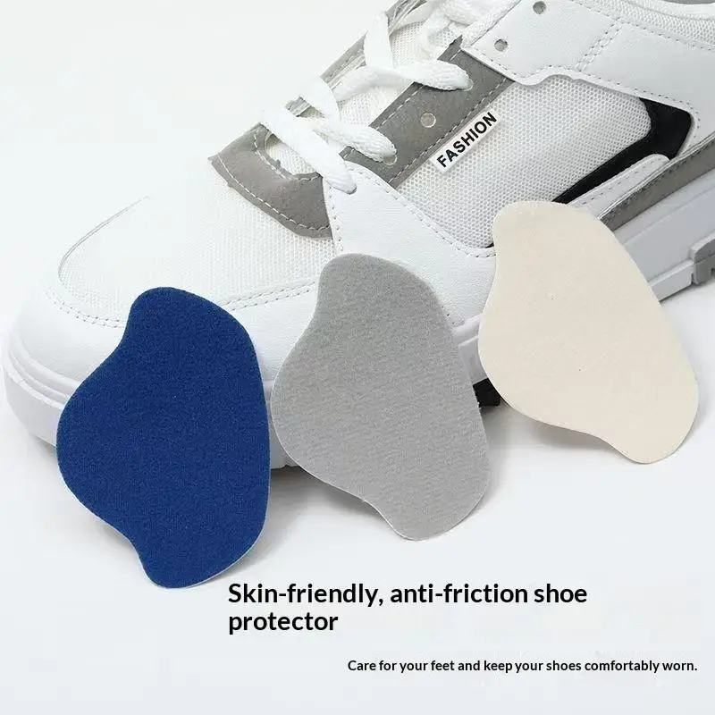 6 Pcs Sneaker Heel Repair Patches Wear-Resistant Shoe Heel Protector Stickers Fix Worn Holes For Sneakers, Leather Shoes