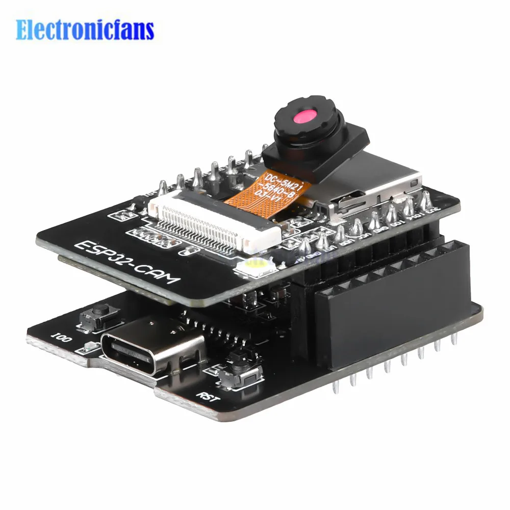 ESP32-CAM-MB Development Board Test Backboard Serial Port Burner Module with Expansion Interface CH340C Type-C Interface