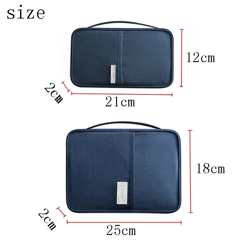 Impermeável Documento Caso Organizador, Criativo Viagem Carteira, Família Passaporte Titular, Saco Titular, Acessórios de Viagem, Quente