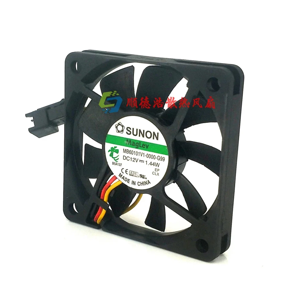 MB60101V1-0000-G99 6010 DC 12V 1.44W 6CM 2 / 3 line server fan