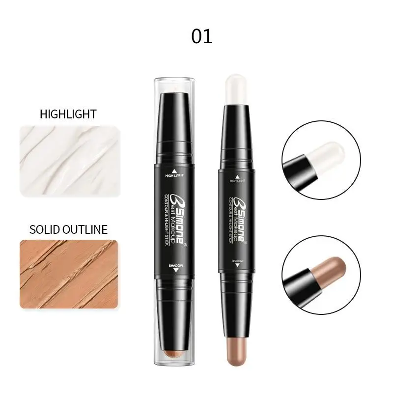 4w1 Konturujący Stick, Podkład do Twarzy, Korektor, Długotrwały Korektor na Cienie pod Oczami, Korektor Konturowy, Makijaż