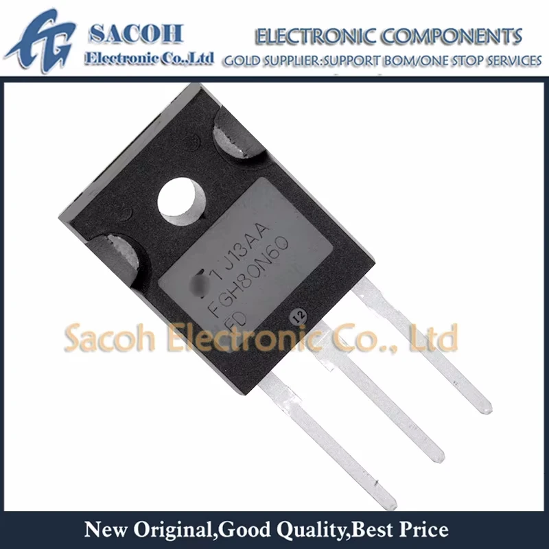 

New Original 5Pcs/Lot FGH80N60FD FGH80N60FDTU TO-247 80A 600V IGBT Transistor In Stock