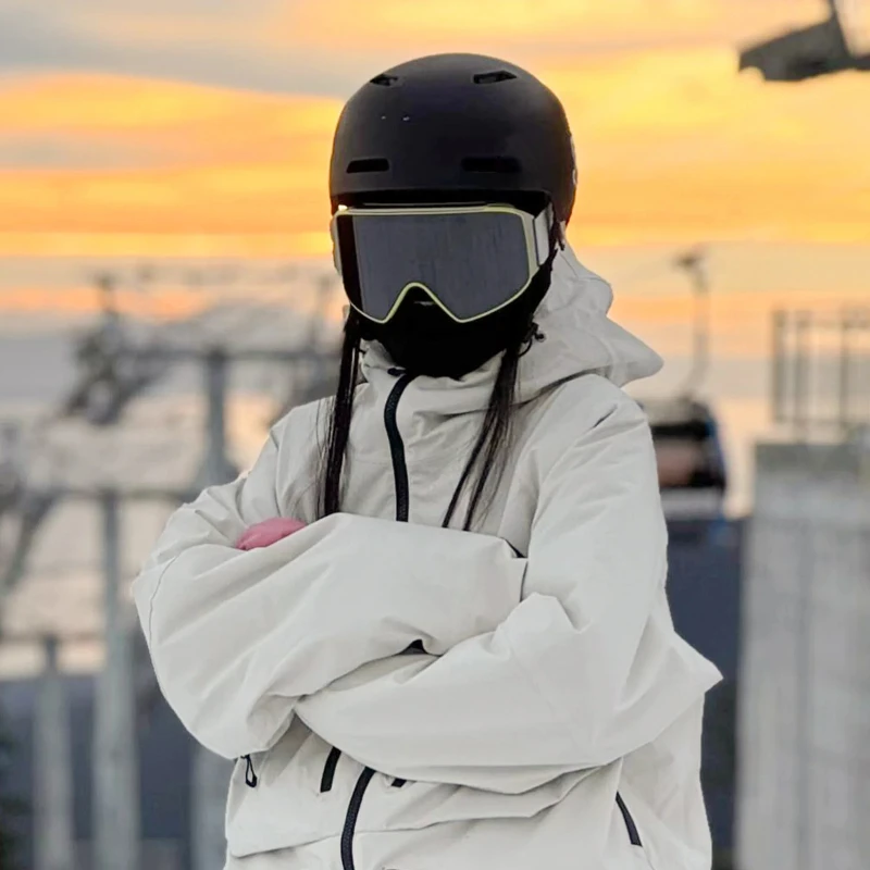 

Female's Winter Outdoor Baggy Skiing Jackets Man Windproof Waterproof Snow Wear Warm Breathable Snowboard Cloth Woman Adult Coat