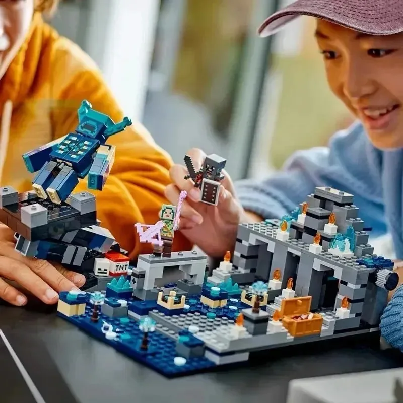 Compatibele stenen sets My DIY World Series bouwstenen The Deep Dark Battle Warden kindervakantiecadeau assembleren speelgoed