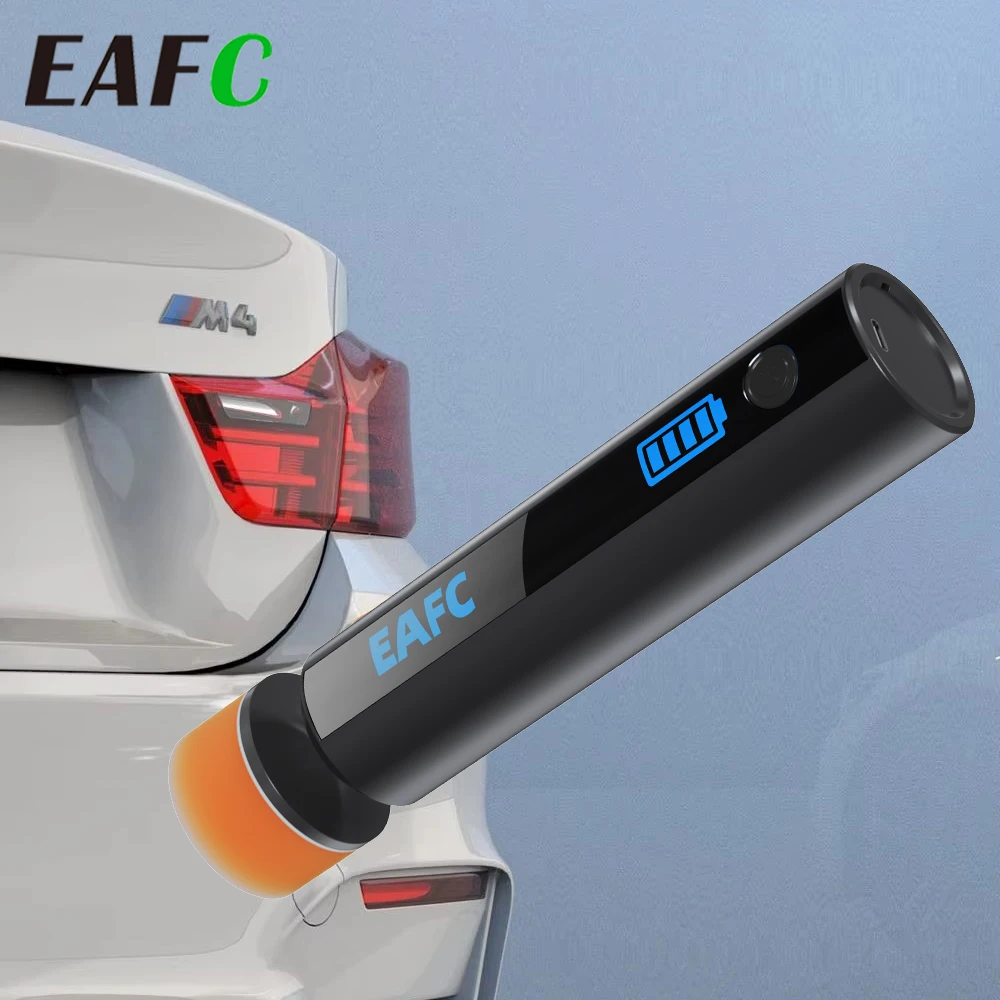 EAFC Car Waxing Polishing Sanding Machine Wireless Car Paint Scratch Repair For More Detail or Corner Polishing