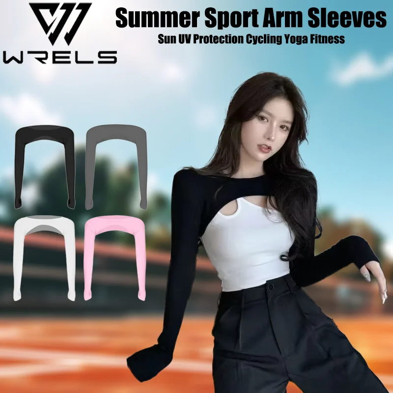 Summer Sport Arm Sleeves Women Sun UV Protection Cycling Yoga Fitness Shawl Comfortable Running Breathable Fishing Sleeves