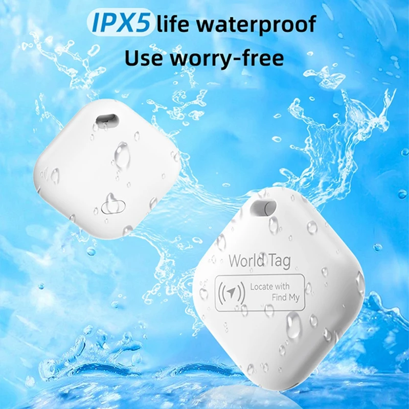 Мини-трекер для домашних животных с функцией Find My For Smart Locator Cat Anti Lost GPS Track Finder Dog Bluetooth Tag Детская сумка Кошелек Ключ