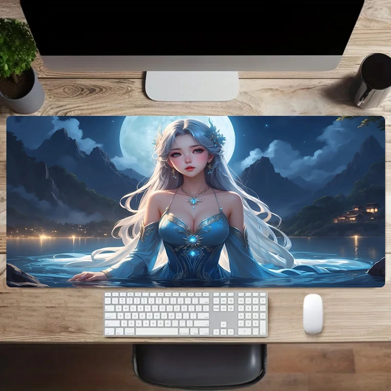 

XXL Mouse Pad Gaming Speed Mouse MatGame Premium Anime Girl Mousepad Professional E-Sports Gamer Desk Mat Keyboard Matboard mat