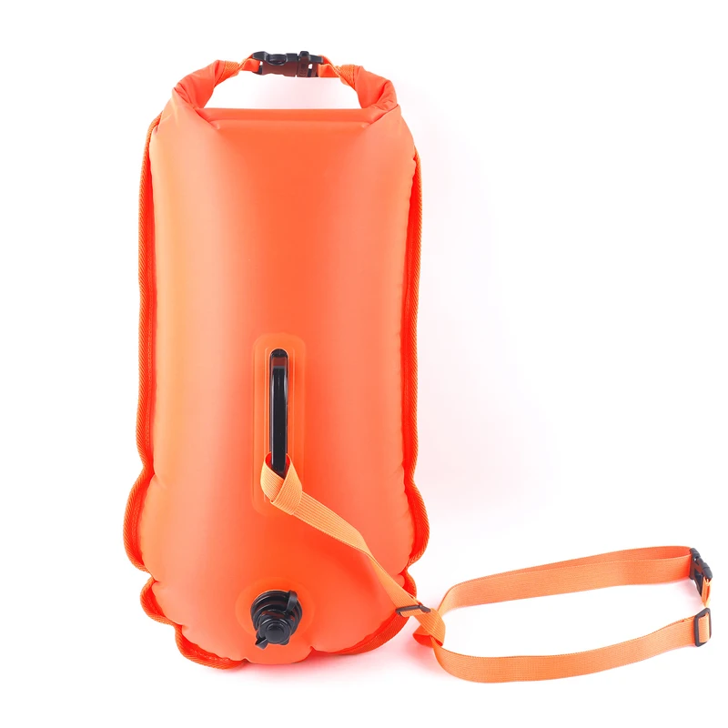 Swim Buoy Airbag Waterproof Storage Dry Bag Swimming Safety Buoy Air Tow Inflatable Backpack