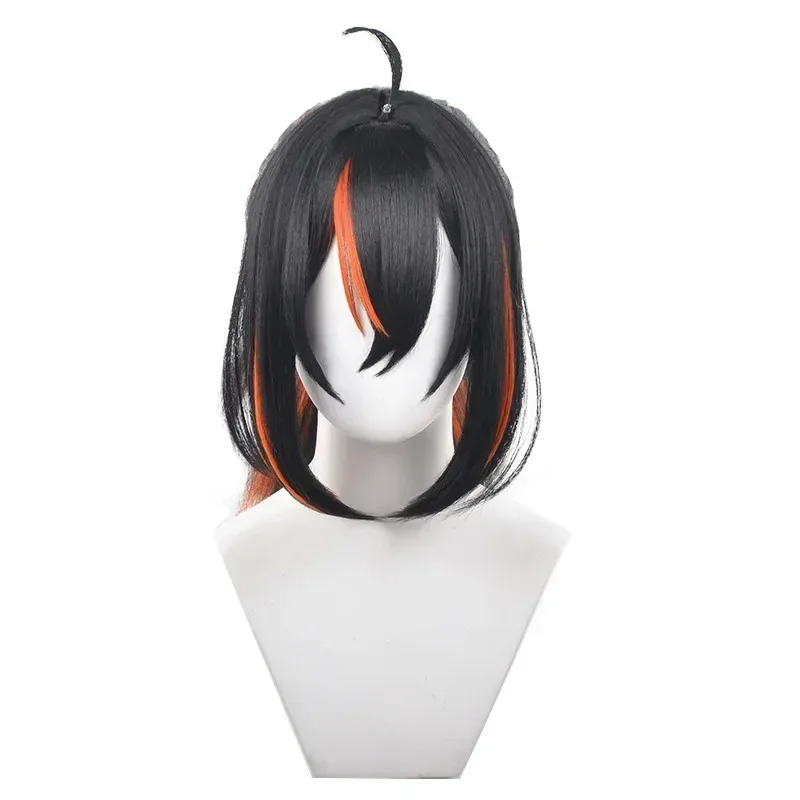 В НАЛИЧИИ Game Zenless Zone Zero Zhu Yuan Косплей Парик Женский 40 см Черный Выделенный Парик Чжу Юань Косплей Бесплатная Кепка Парика