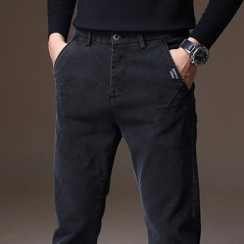 新しいメンズカジュアルパンツ多用途トレンド韓国スタイルチェック柄パンツ春と秋のスタイル