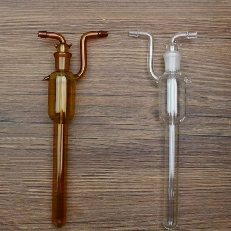Transparent brown sampling bottle, large bubble absorption bottle, formaldehyde active core glass sampling tube