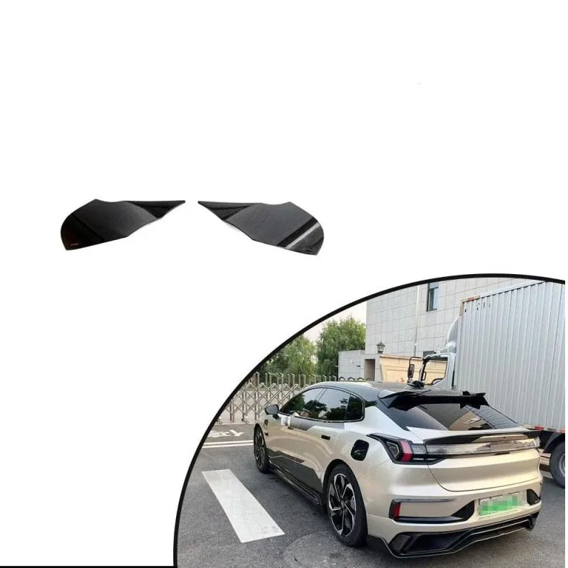 For 2021-2023 Zeekr 001 Carbon Fiber Rear Roof Spoiler, Top Window Wing, Luggage Compartment Lip Car Accessories