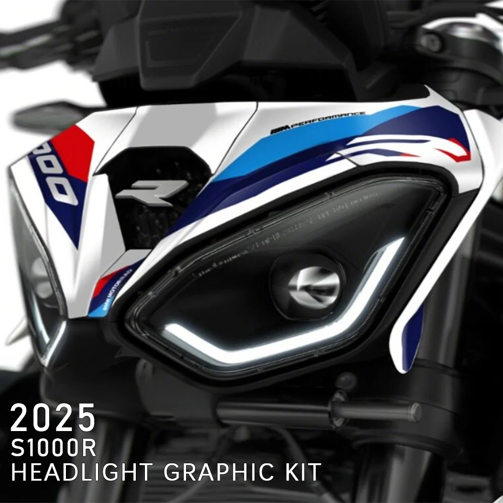 

For BMW S1000R 2025 Graphic Kit 2025 S1000R Decorative Stickers S1000R 2025 Headlight Graphic Kit