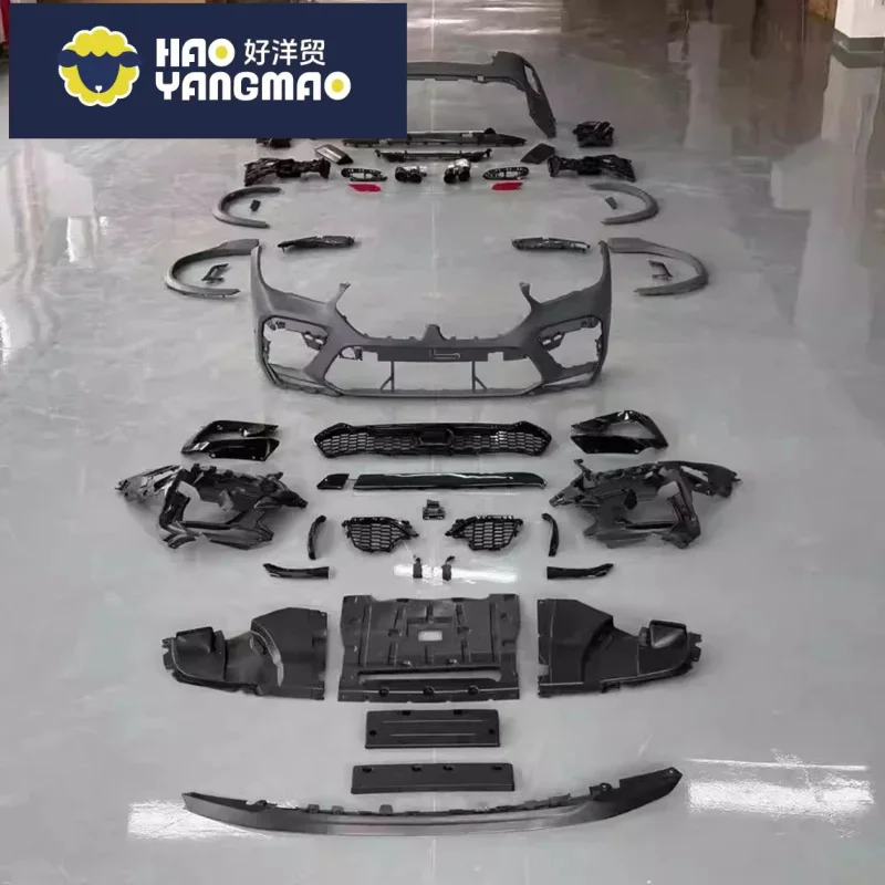 Suitable Bumper Grill Mask For BMW C6 G06 modified X6M style Side Skirt Eyebrow Front Rear Lip Strip Carbon Fiber