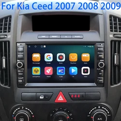 Android 15.0 Car Radio Multimedia Player For Kia Ceed 2007 2008 2009 Venga GPS Navigation Autoradio Stereo Head Unit Carplay