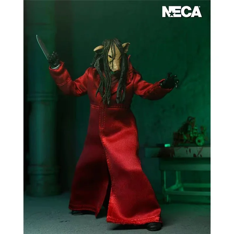 新発売 好評販売中 7インチ ネカ チェンソー スケアード レッドローブ ジグソー人形 手作りモデル デラックスエディション 可動式おもちゃ 飾り ギフト