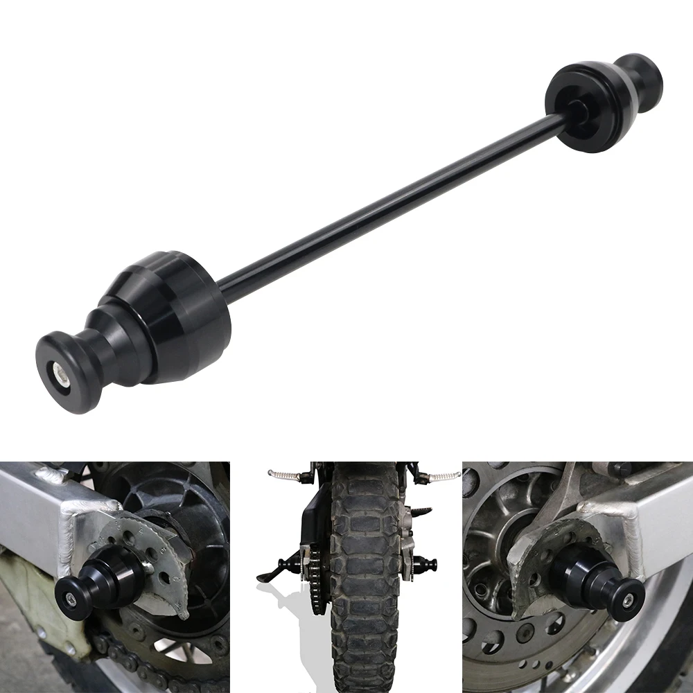 

Swingarm Spools Spindle Sliders Motorcycle Rear Axle Sliders Cotton Reel Swing Arm Bobbin DR650 DR650SE 1996-2025 For Suzuki