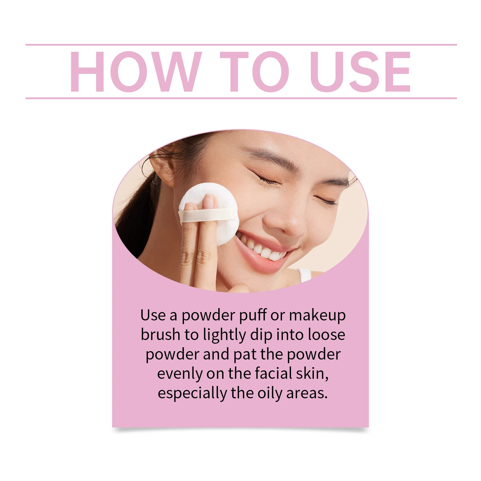 Eelhope Oil Control Setting Powder - Lightweight & Breathable Formula for a Matte Finish, Natural Non-Greasy Face Powder