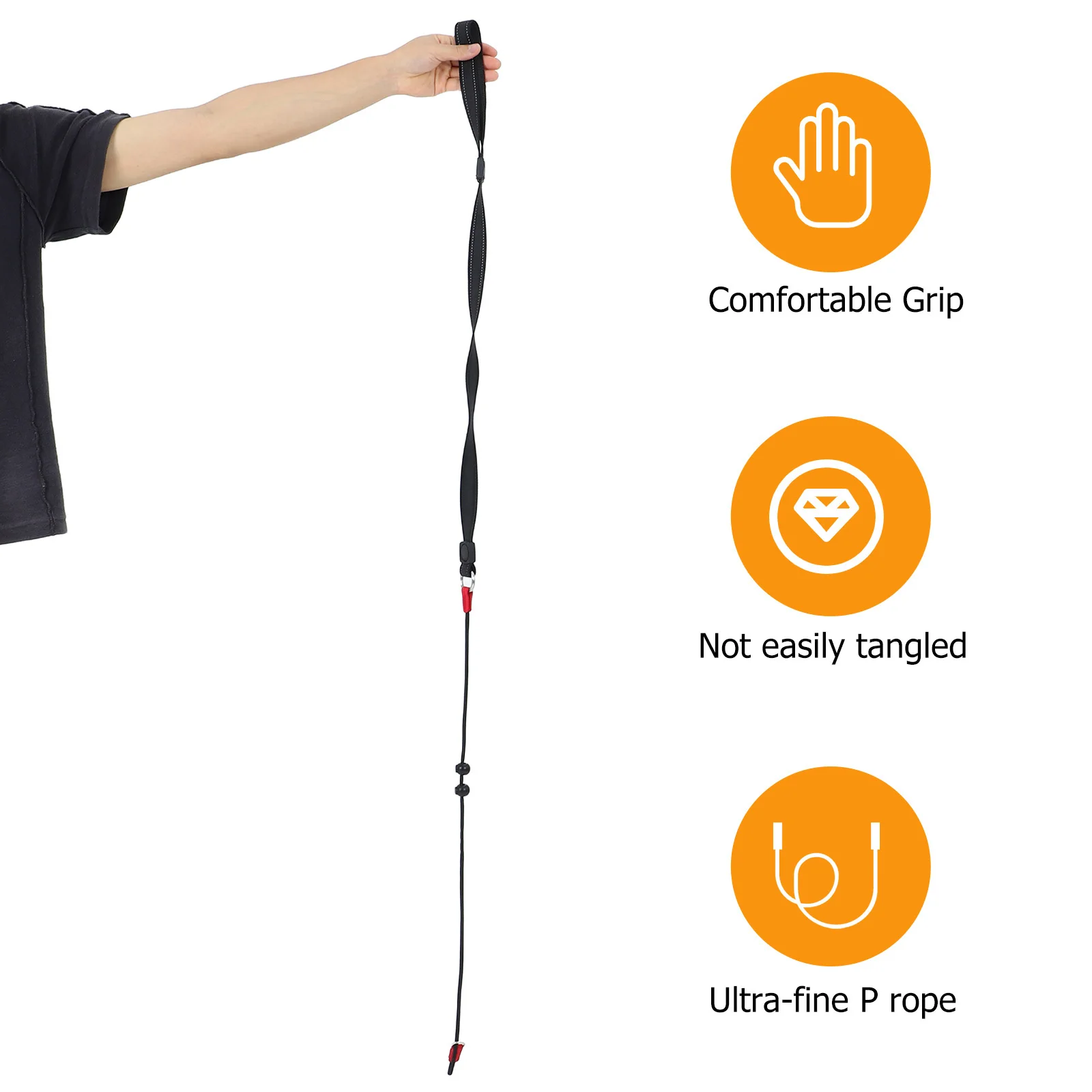 

Slip Dog Leash Non Slip Grip Ultra Fine P Rope Comfortable Control Rope for Training Walking Anti Pull No Pull Dog Leash