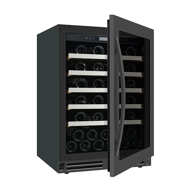 luxury 56 bottles compressor wine fridge electric wine cooler