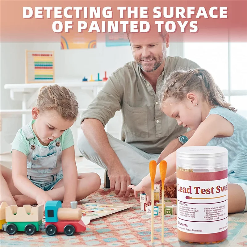 Innovative! Lead Test Kit Swabs - Lead Paint Test Kit, Lead Check Swab for Home Use, Test Results in 30 Seconds (60PCS)