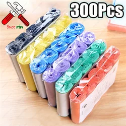 100-300PCS 가정용 일회용 쓰레기 플라스틱 폐기물 봉투 일회용 쓰레기 봉투 주방 기숙사 거실 사용 보관 쓰레기