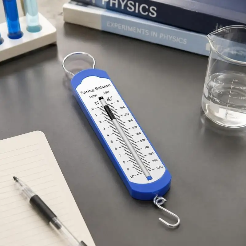 R53C Classroom Spring Scales with Top Rings and Bottom Hooks, 4 Piece