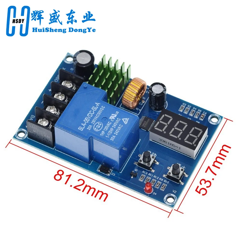 XH-M604 Battery Charger Control Module DC 6-60V Storage Lithium Battery Charging Control Switch Protection Board