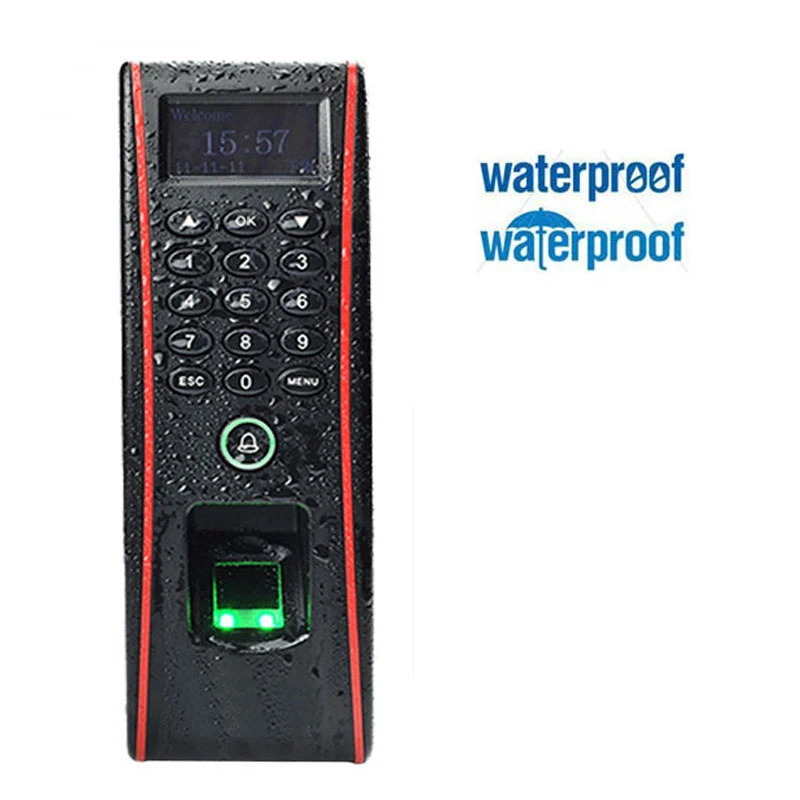 

Linux System TCP/IP IP65 Waterproof Biomtric Fingerprint And MF IC Card Access Controller ZK TF1700 Door Access Control System