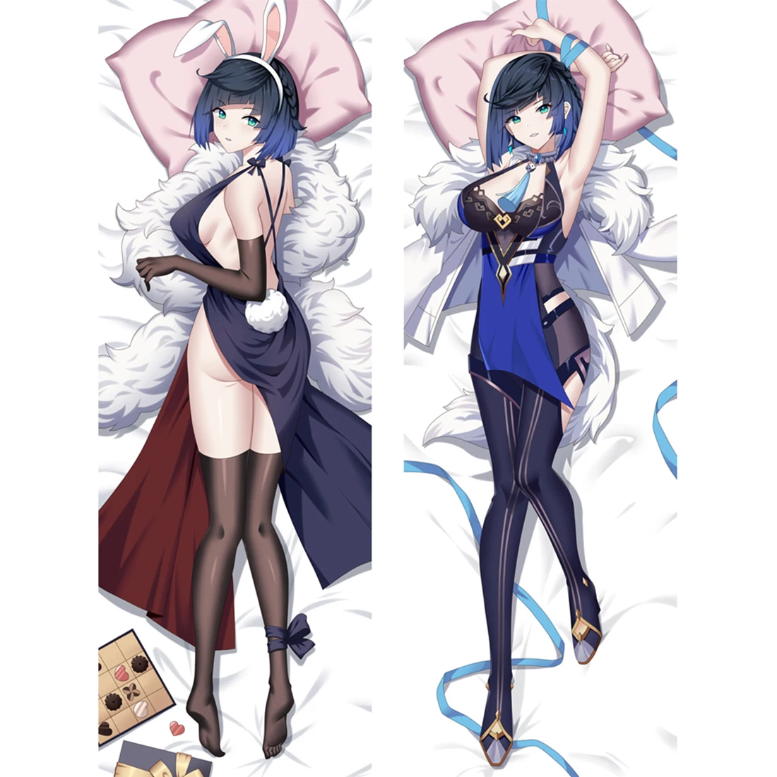 

Game Genshin Impact Raiden Shogun Cosplay Dakimakura Hugging Body Pillow Case Home Bedding Pillowcase Otaku Pillow Cover