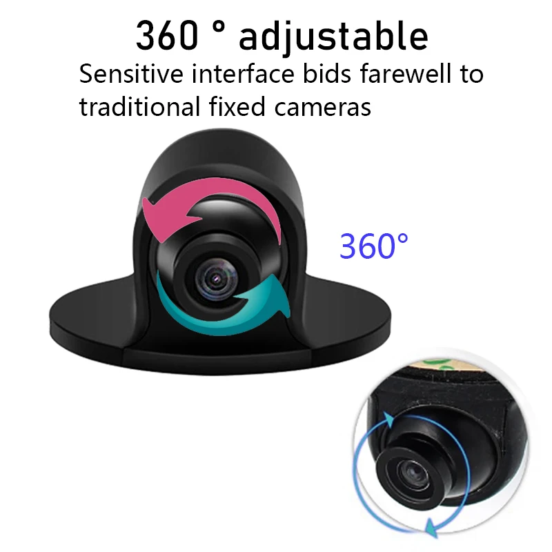 

1PCS UFO-360 blind zone HD 120 degree car camera without lights