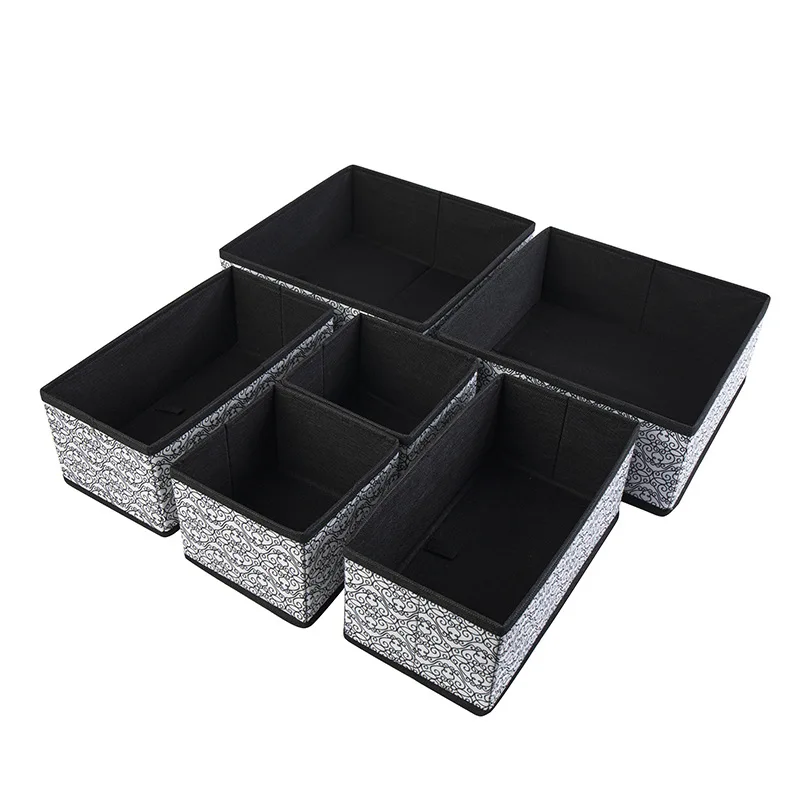 New arrivals Foldable And CEO-friendly Storage Boxes Underwear Divider Closet Organizer Interior For Ties Socks Shorts Bra