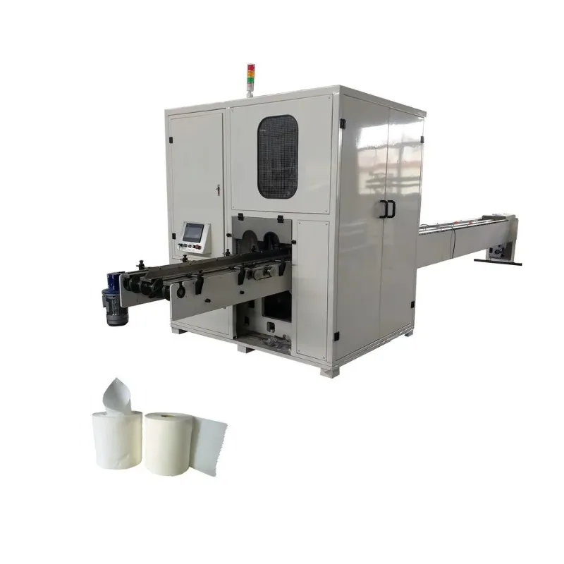 New High Quality PLC Controlled Toilet Paper Cutting Machine With Motor And Gearbox For Paper Tissue Factory 150 Cuts/Min