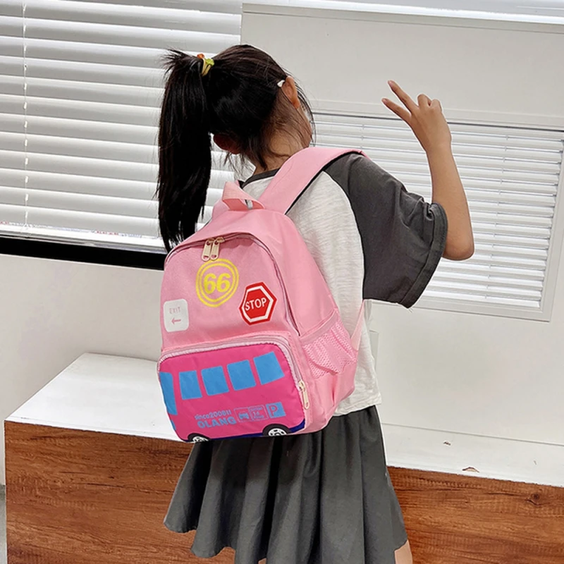 Cartoon Car Children School Bags For Girls Boys Kids Backpack Kindergarten School Backpack Infant Baby Fashion Schoolbag