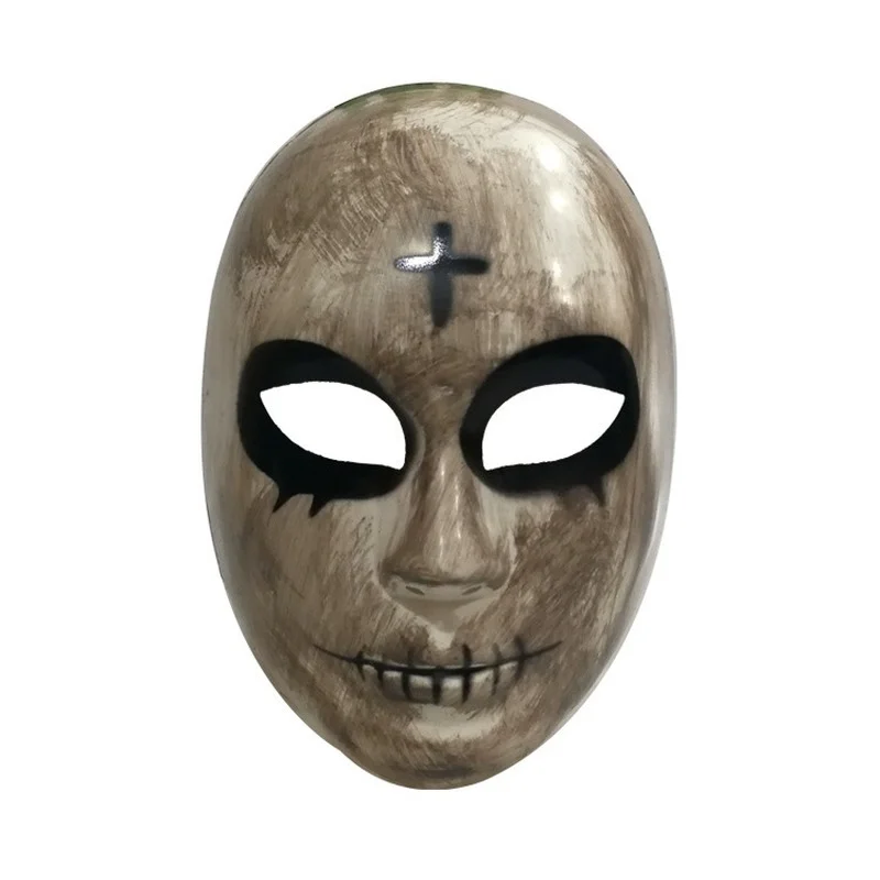 Klassieke God Cross Scary Volgelaatsmasker Halloween Maskers Nieuwe Cosplay Party Prop Collection Horror Movie Masque Hars Masker