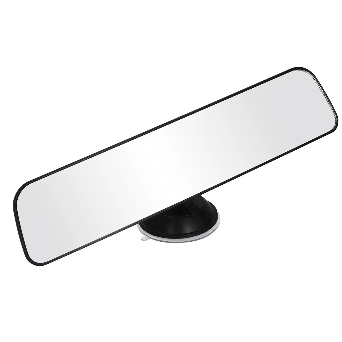 Panoramic Mirror for Cars Wide Angle Rear View Universal Suction Installation No Tools Needed Enhanced Field of View Safety