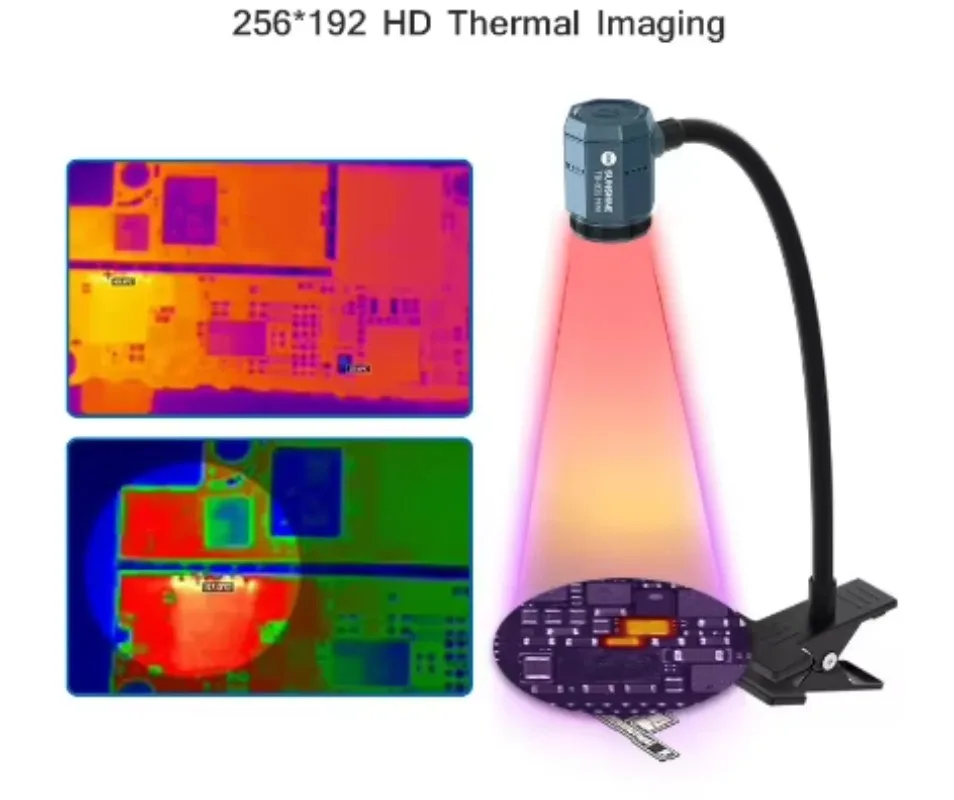 TB-03S Mini outil d'imagerie thermique infrarouge pour téléphones mobiles HD 256*192 réparation de circuits imprimés Instrument de Diagnostic rapide