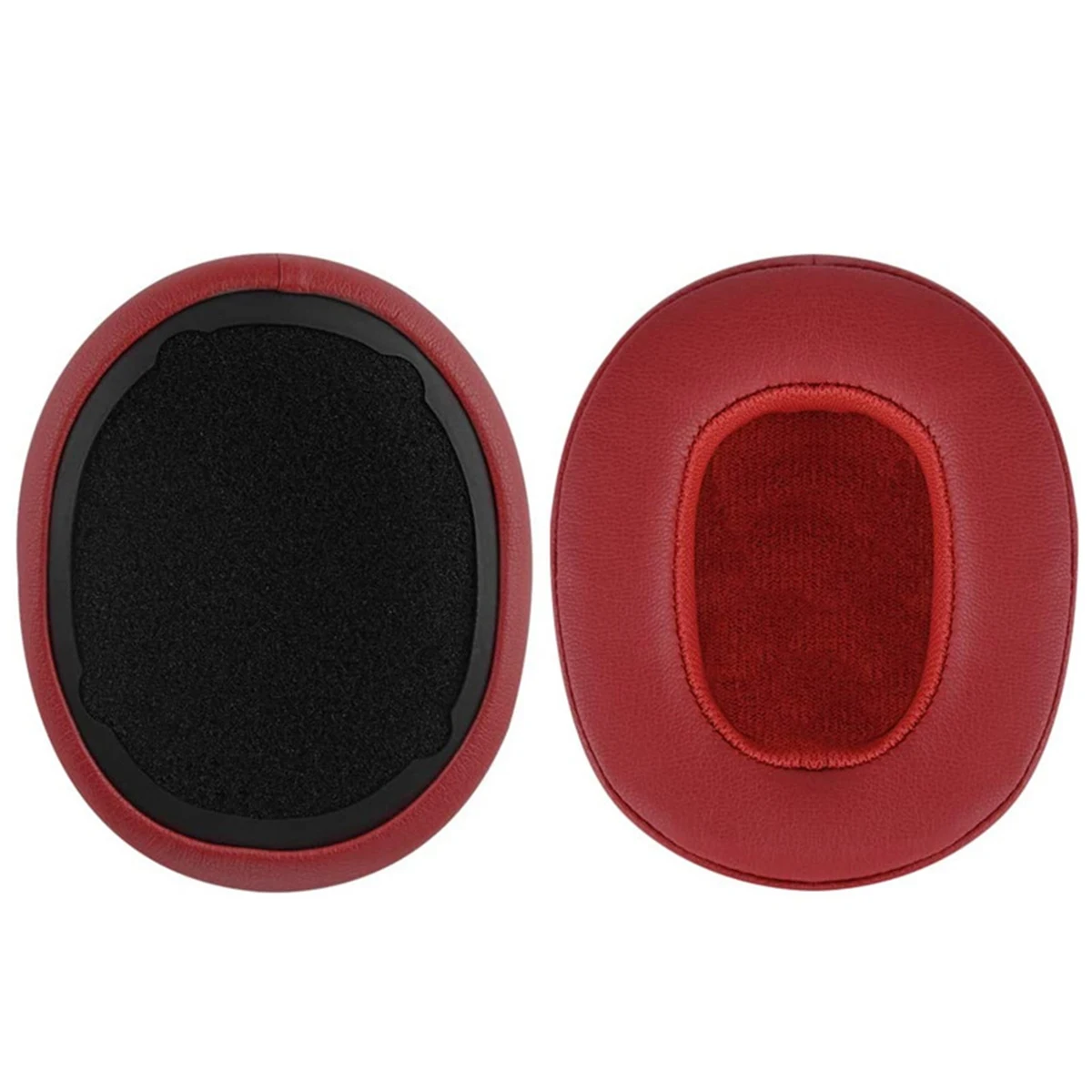 DTC6 2 almohadillas para los oídos adecuadas para auriculares inalámbricos Skullcandy Crusher 3.0, almohadillas de esponja, orejeras de cuero (negras)