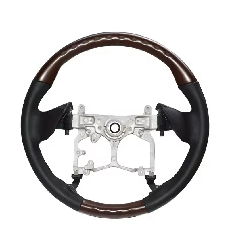 Wooden Steering Wheel For Toyota Tundra 2014 2015 2016 2017 2018 2019 2020 2021 2022 Tacoma 2014-2023 Prado FJ150 2010-2016